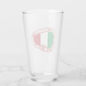 Italië Vlag Klimmen Carabiner Glas (Achterkant)