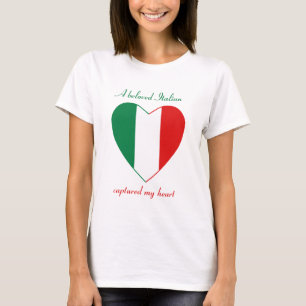 Italië Vlag Liefje T-Shirt