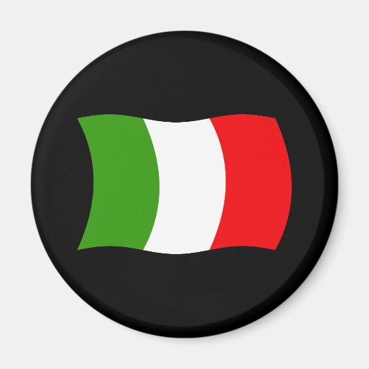 Italië Vlag Magneet (Voorkant)
