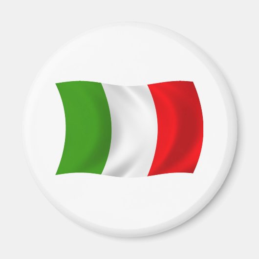 Italië Vlag Magneet (Voorkant)
