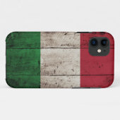 Italië Vlag op oude houten korrels Case-Mate iPhone Case (Achterkant (horizontaal))