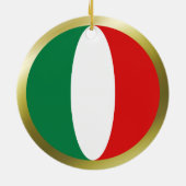 Italië Vlag Ornament (Achterkant)