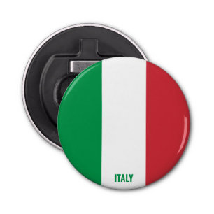 Italië Vlag Patriotic Button Flesopener