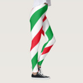 Italië vlag patroon leggings (Rechts)