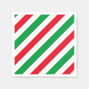 Italië vlag patroon servet