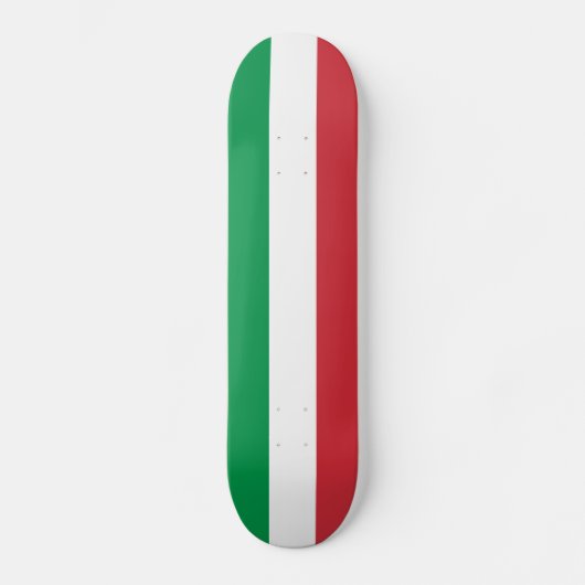 Italië Vlag Persoonlijk Skateboard (Voorkant)