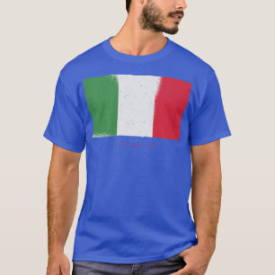 Italië Vlag PIzza Pasta Travel T-shirt