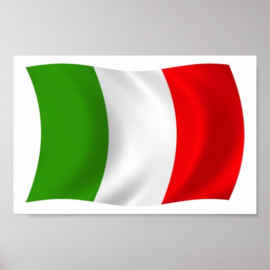 Italië Vlag Poster Print (Voorkant)