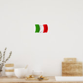 Italië Vlag Poster Print (Keuken)