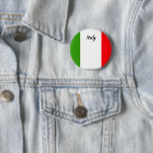 Italië Vlag Ronde Button (In situ)