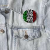 Italië - vlag ronde button 5,7 cm (In situ)