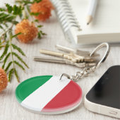 Italië Vlag Sleutelhanger (Voorkant Rechts)