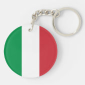 Italië Vlag Sleutelhanger (Achterkant)