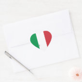 Italië Vlag Splendid Patriotic Hart Sticker (Envelop)