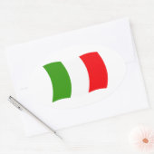 Italië Vlag Sticker (Envelop)