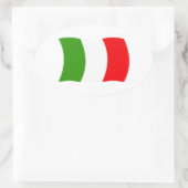 Italië Vlag Sticker (Tas)
