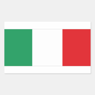 Italië* Vlag    Sticker Adesivo bandiera de Itali