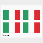 Italië* Vlag Sticker Adesivo bandiera de Italia (Vel)