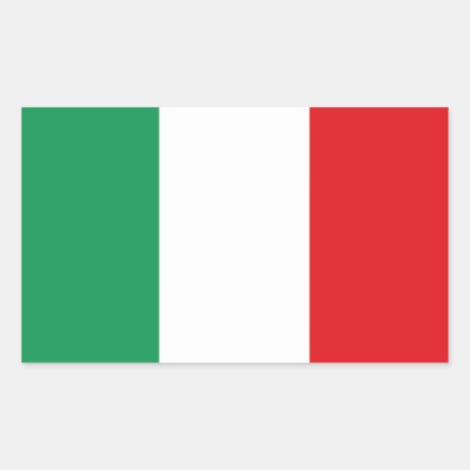 Italië* Vlag Sticker Adesivo bandiera de Italia (Voorkant)