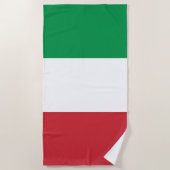 Italië Vlag Strandlaken (Voorkant)