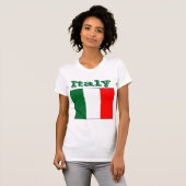 Italië vlag t-shirts (Voorkant volledig)