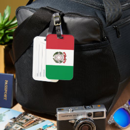 Italië vlag telefoonhoesje bagagelabel