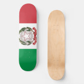 Italië vlag telefoonhoesje persoonlijk skateboard (Voorkant)