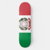 Italië vlag telefoonhoesje persoonlijk skateboard (Voorkant)