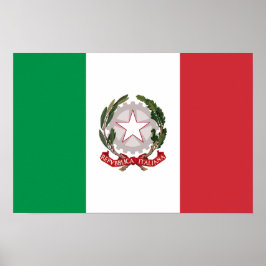 Italië vlag telefoonhoesje poster