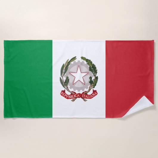 Italië vlag telefoonhoesje strandlaken (Voorkant)