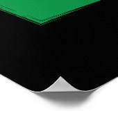 Italië Vlag Voetbal Poster (Hoek)