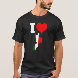 Italië Vlag voor Calabrië I Love Calabria T-shirt