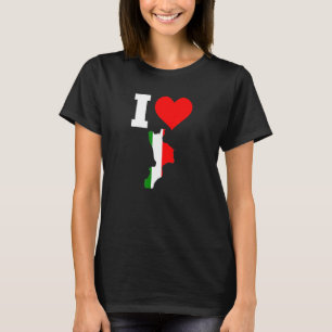Italië Vlag voor Calabrië I Love Calabria T-shirt