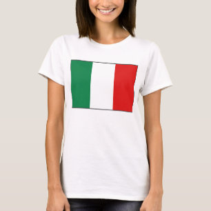 Italië Vlag x kaart T-Shirt