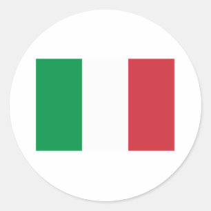 Italië Vlaggenproducten Ronde Sticker