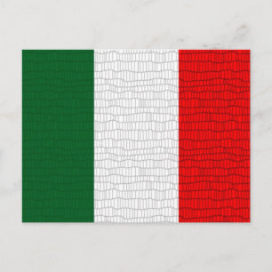 Italië Vlagslang Briefkaart