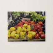 Italië Voedselmarkt Puzzle Legpuzzel (Horizontaal)