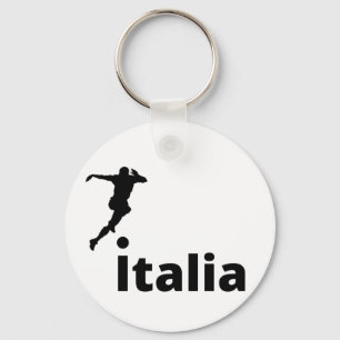 Italië voetbal, aanpasbaar sleutelhanger