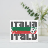 Italië Voetbal Briefkaart (Staand voorkant)