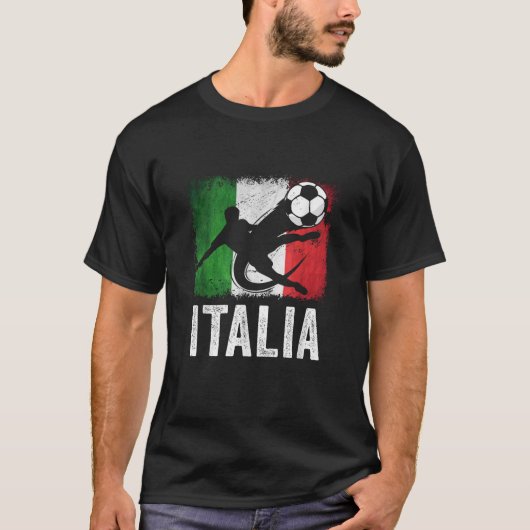Italië Voetbal Football Fan Jersey T-shirt (Voorkant)