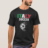 Italië Voetbal in netto Italiaans Football Su T-shirt (Voorkant)