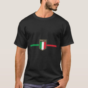 Italië Voetbal Italia Footbyll Fan T-shirt