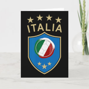 Italië Voetbal - Italiaans Italia Vlag Voetbal Spe Kaart