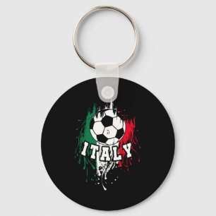 Italië Voetbal Italiaans Voetbal T-shirt Sleutelhanger