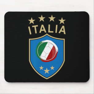 Italië Voetbal - Italiaanse Italia Vlag Voetbal Sp Muismat