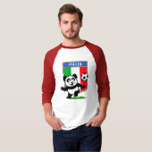 Italië Voetbal (lichte shirten) T-shirt (Voorkant volledig)