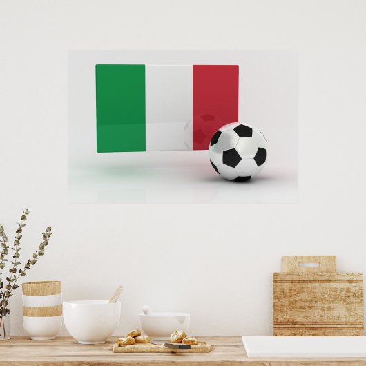 Italië Voetbal Poster (Keuken)
