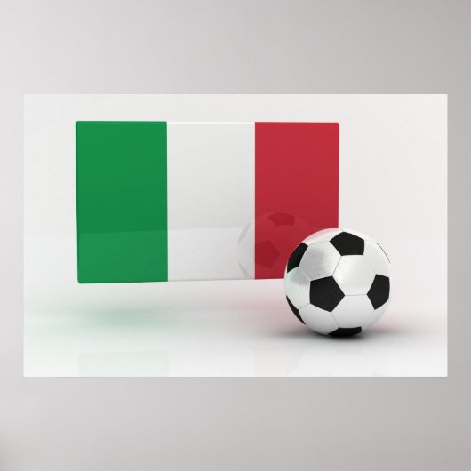 Italië Voetbal Poster (Voorkant)