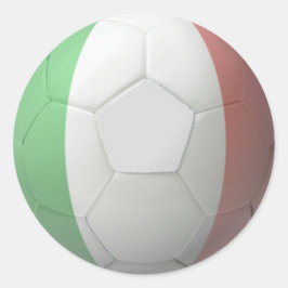 Italië Voetbal Ronde Sticker