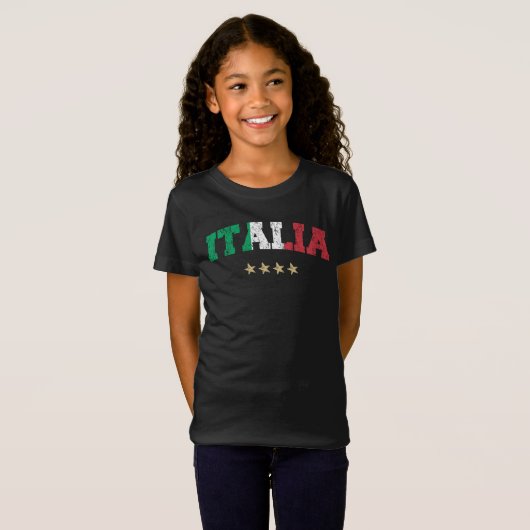 Italië Voetbal Shirt Football Fan (Voorkant volledig)